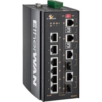 産業用10/100BASE-TX イーサネットエクステンダ（電話線使用）