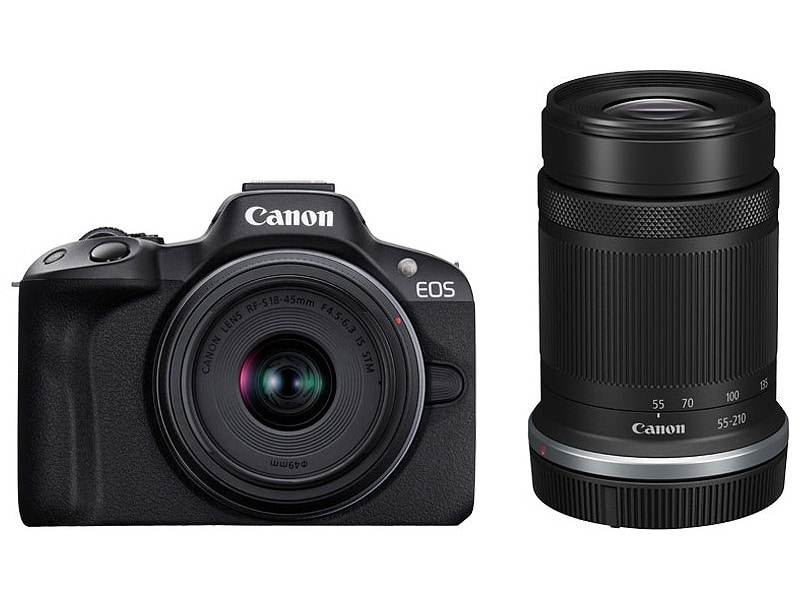 ミラーレスカメラ EOS R50・ダブルズームキット （ブラック）