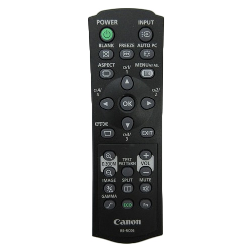 WUX450/WX520用リモコン RS-RC06