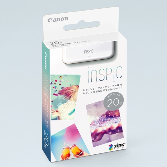 ZINKフォトペーパー 20枚入り