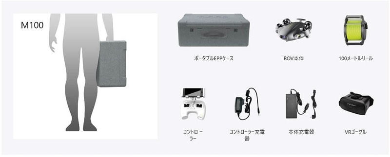 FIFISH V6 EXPERT 100M SET(発泡ポリプロピレン)_M100 1個口