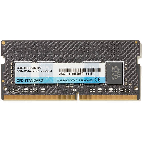 CFD スタンダードメモリ DDR4-2133 PC4-17000 ノート用 8GB D4N2133CS-8G