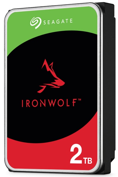 IronWolf 3.5【データ復旧3年付】 2TB HDD（CMR）メーカー3年保証 256MB 5400rpm 24時間稼働 PC、NAS用 RVセンサー付