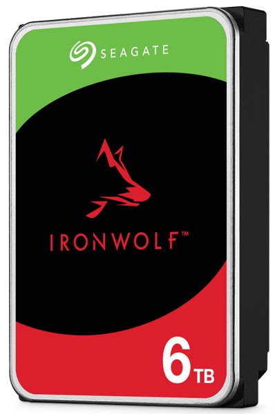 IronWolf 3.5【データ復旧3年付】 6TB HDD（CMR）メーカー3年保証 256MB 5400rpm 24時間稼働 PC、NAS用 RVセンサー付