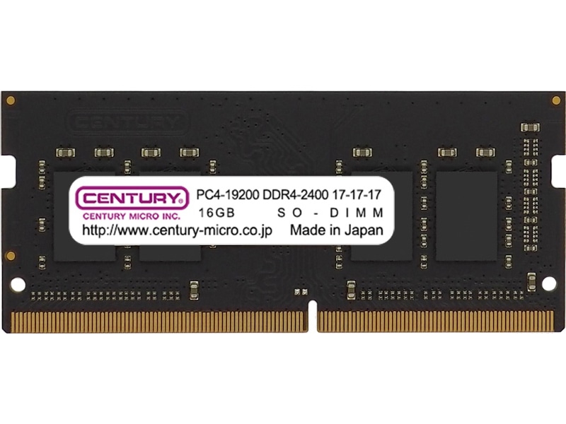 ノート用 PC4-19200/DDR4-2400 32GB kit(16GBx2) 260pin SODIMM 1Rank 1.2v 日本製