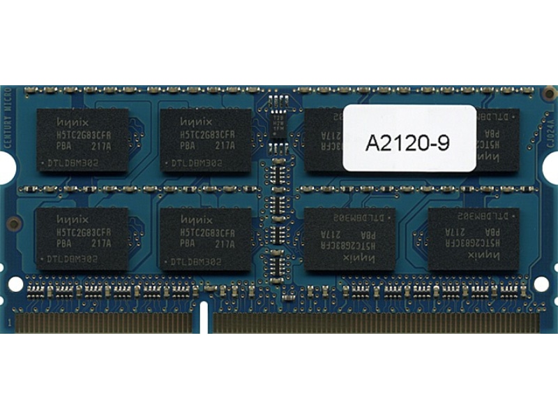 低電圧1.35v ノートPC用 PC3-12800/DDR3-1600 4GB 204pin SO-DIMM