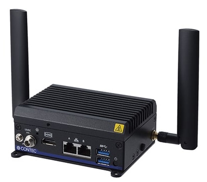 BX-U310-J Atom x6413E / 8GB LPDDR4 RAM / eMMC 64GB (TLC)、M.2 SSD 128GB(TLC) / 電断プロテクト / Win10 IoT Ent.2021 / 無線LAN