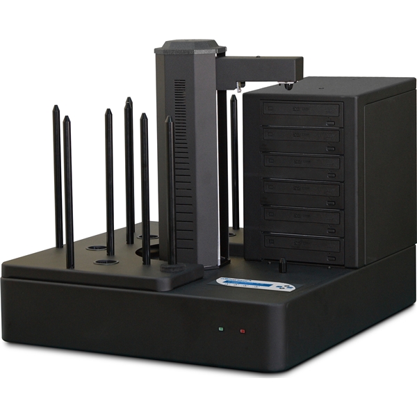 オートローディングCD/DVDデュプリケーター 写楽Pro AUTO AE 6 （6ドライブ/600枚） Vガード対応モデル