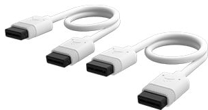 iCUE LINK Cable 2x 200mm with Straight connectors White