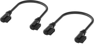 iCUE LINK Cable 2x 135mm with Slim 90° connectors Black