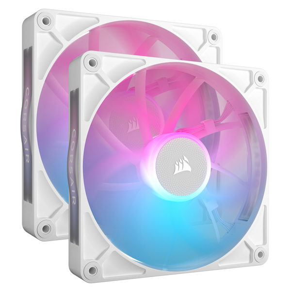 PCケースファン iCUE LINK RX140 RGB White Dual Fan Kit