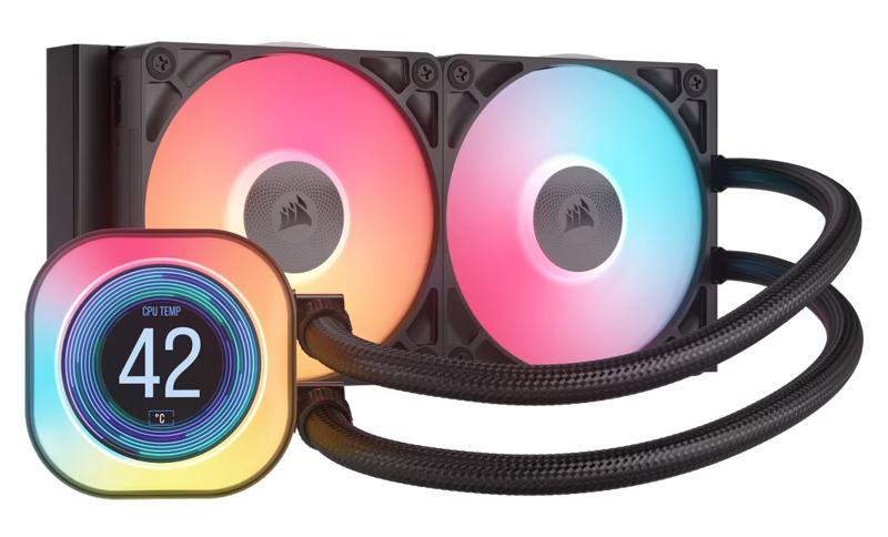 簡易水冷CPUクーラー iCUE LINK TITAN 240 RX RGB LCD