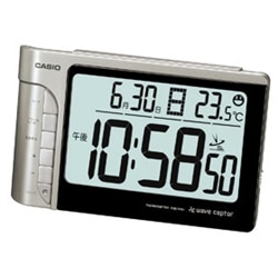 デスクトップ電波時計 温度計付き