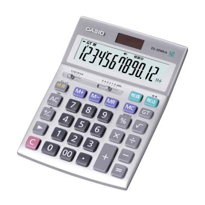 実務電卓 12桁 検算 デスクタイプ