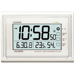 電波壁掛け時計 常時点灯