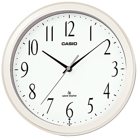 電波壁掛け時計 プラ枠