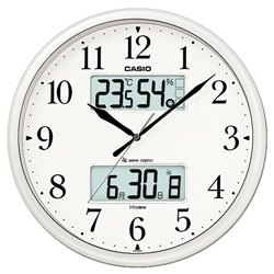 電波壁掛け時計