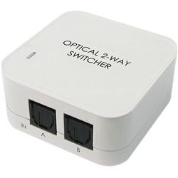 オーディオ切替器（光角型：2入力1出力）
