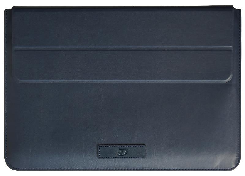 MacBook 14インチ パソコン・タブレットケース スリーブタイプ スタンド機能付き ミッドナイト・ブルー