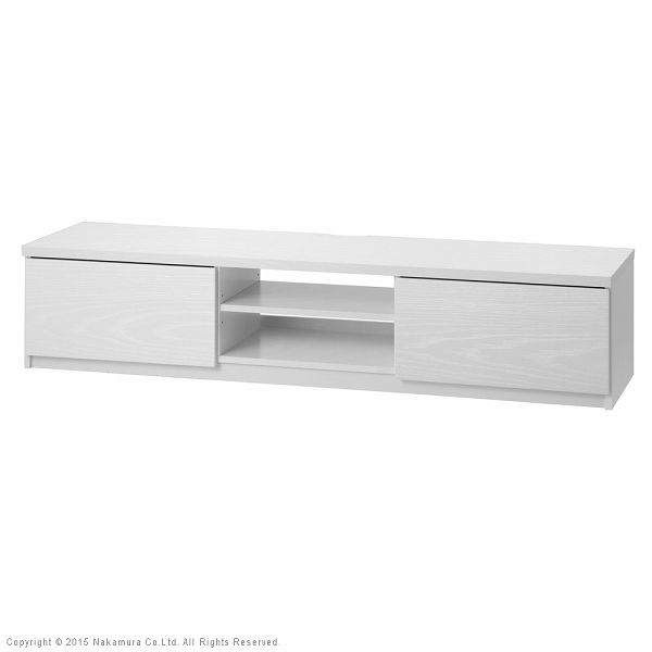 背面収納テレビ台 〔ステラ〕 幅150cm ホワイト