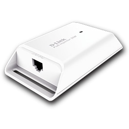 DPE-301GI 802.3at準拠 PoEインジェクタ、最大30W給電可能、10/100/1000BASE-T×2ポート（内1ポートPoE+給電）、無償保証1年