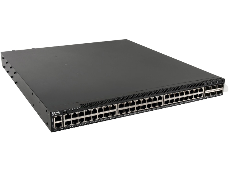 DXS-3610-54TSI 10ギガビットL3スタッカブルスイッチ、10G BASE-Tポート×48、100G QSFP28スロット×6、スタンダードイメージ(SI版)、リミテッドライフタイム保証対象