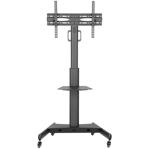 ディスプレイ・テレビスタンド キャスター付き 移動式 ～65型対応 設置したまま14段階高さ調整可能 ケーブル収納 チルト 会議室/オフィス/業務用/店頭/展示会/教室/文教