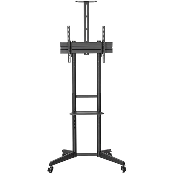 ディスプレイ・テレビスタンド キャスター付き 移動式 ～65型対応 4段階高さ調整可能 ケーブル収納 チルト 会議室/オフィス/業務用/店頭/展示会/教室/文教