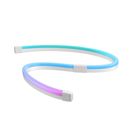 EA080/ARGB LEDストリップ/長さ400mmモデル/柔らかくさまざまな場所に使える/マザーボード同期対応/簡単な取り付け