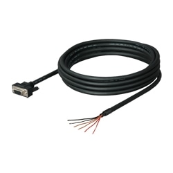 三菱表示器 GOT2000/1000(バラ線)⇔FX計算機リンク（D-SUB9P）接続用RS-232Cケーブル(15m)