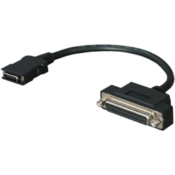 シーケンサ側D-SUB25P→A1SD75用ハーフピッチ14Pコネクタ変換ケーブル(0.15m)