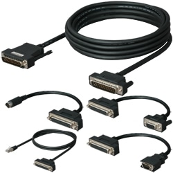 三菱CPU（D-SUB25P）対応コンバータ、DAC01R2L、D232V-CAB、DFX-422CAB、DINV-485CAB