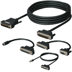 三菱シーケンサ（D-SUB25P）対応コンバータ、D232V-CAB、DFX-422CAB、DINV-485CAB