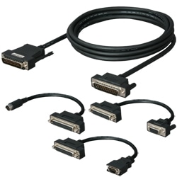 三菱シーケンサ（D-SUB25P）対応コンバータ、DAC01R2L、D232V-CAB、DFX-422CAB