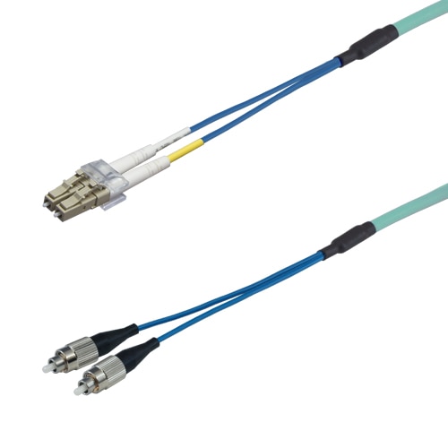 光ファイバーケーブル (OM3マルチモード/LC-FC/屋内用/2芯)【20m】