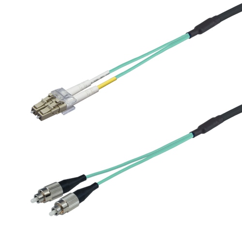 光ファイバーケーブル (OM3マルチモード/LC-FC/屋内/2芯) 10m