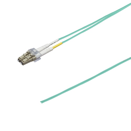 光ファイバーケーブル (OM3マルチモード/LC-コネクタなし/可動/2芯)【10m】