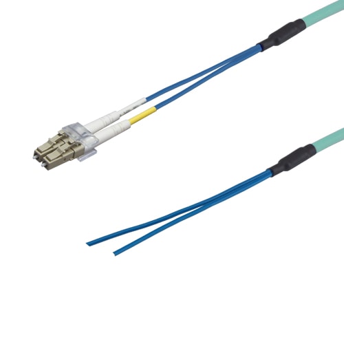 光ファイバーケーブル (OM3マルチモード/LC-コネクタなし/屋内用/2芯)【20m】