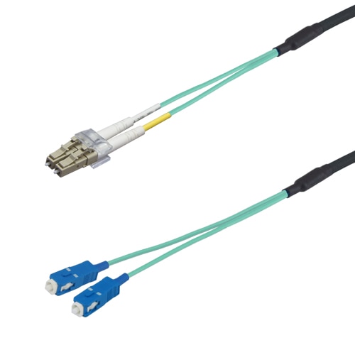 光ファイバーケーブル (OM3マルチモード/LC-SC/屋内用 可動/2芯)【2m】