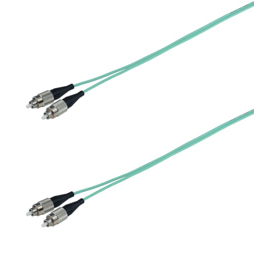 光ファイバーケーブル (OM3マルチモード/FC-FC/可動/2芯)【20m】