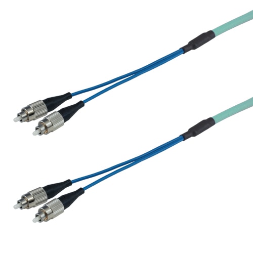 光ファイバーケーブル (OM3マルチモード/FC-FC/屋内用/2芯)【2m】