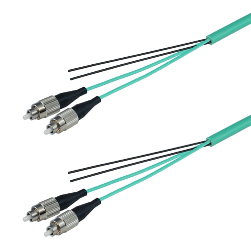 光ファイバーケーブル (OM3マルチモード/FC-FC/屋内用(補強)/2芯)【3m】