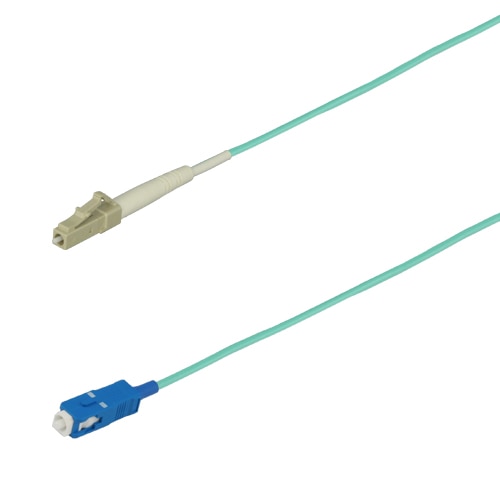 光ファイバーケーブル (OM3マルチモード/LC-SC/可動/単芯)【1m】