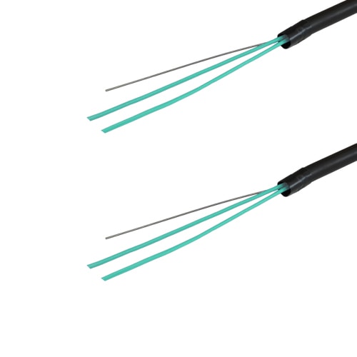 光ファイバーケーブル (OM3マルチモード/両端コネクタなし/屋外用(補強)LAPシース/2芯)【10m】