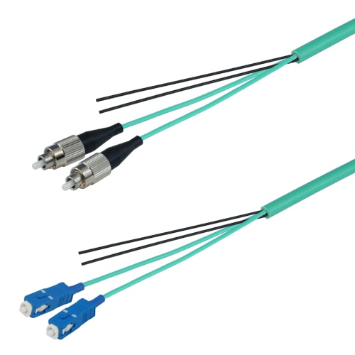 光ファイバーケーブル (OM3マルチモード/SC-FC/屋内用(補強)/2芯)【10m】