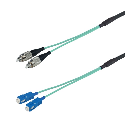 光ファイバーケーブル (OM3マルチモード/SC-FC/屋内用 可動/2芯)【3m】