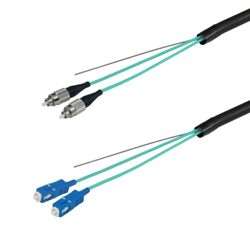 光ファイバーケーブル (OM3マルチモード/SC-FC/屋外/2芯) 2m