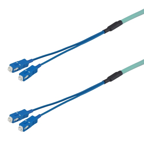 光ファイバーケーブル (OM3マルチモード/SC-SC/屋内用/2芯)【20m】