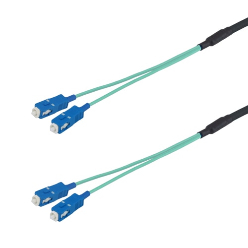 光ファイバーケーブル (OM3マルチモード/SC-SC/屋内用 可動/2芯)【3m】