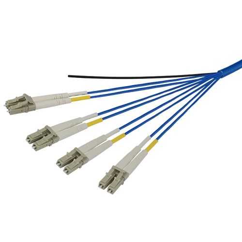 光ファイバーケーブル (マルチモード/LC-LC/屋内用(補強)/8芯)【25m】